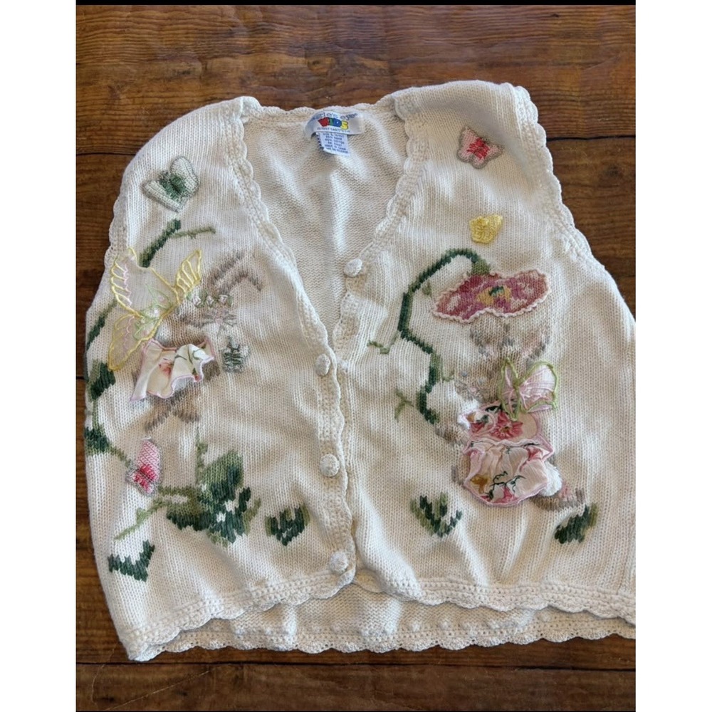 Vintage Eagles Eye Kids‎ Bunny Fairy Cotton Vest 6x